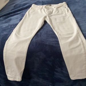 Banana Republic white skinny jeans.Sz 26 petite.